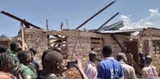 SAD: One pupil died on spot, 20 injured as wind blows off classroom block