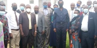 Security Minister Jim Muhwezi meets Rukungiri District Sub County, Division bosses