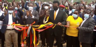 Security Minister Muhwezi Commissions multi-billion Kyabahanga bridge
