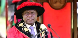 Hon. Dr. Crispus Kiyonga installed as new Makerere University Chancellor