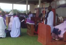 Bishop Onesmus Asiimwe Installs Rev. Dickens Baguma as New Dean of North Kigezi Diocese