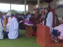 Bishop Onesmus Asiimwe Installs Rev. Dickens Baguma as New Dean of North Kigezi Diocese