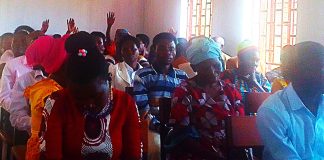 Bikurungu residents demand the reopening of a closed access road to Bikurungu seed school.