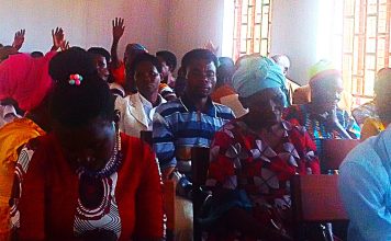 Bikurungu residents demand the reopening of a closed access road to Bikurungu seed school.