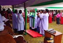 REV. ARTHUR OMARA OFFICIALLY INSTALLED AT ST. JOHN’S CHURCH OF UGANDA , NORTH KIGEZI DIOCESE .