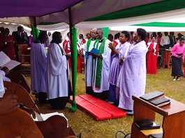 REV. ARTHUR OMARA OFFICIALLY INSTALLED AT ST. JOHN’S CHURCH OF UGANDA , NORTH KIGEZI DIOCESE .
