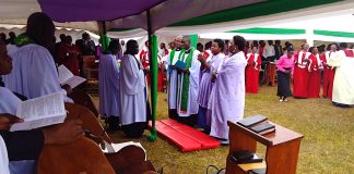 REV. ARTHUR OMARA OFFICIALLY INSTALLED AT ST. JOHN’S CHURCH OF UGANDA , NORTH KIGEZI DIOCESE .