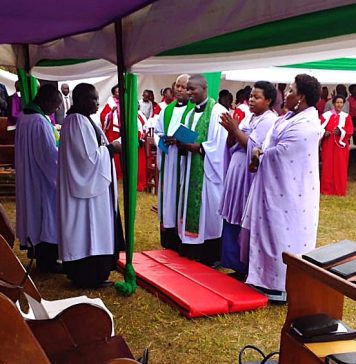 REV. ARTHUR OMARA OFFICIALLY INSTALLED AT ST. JOHN’S CHURCH OF UGANDA , NORTH KIGEZI DIOCESE .