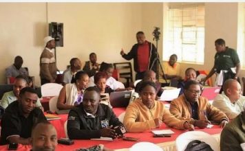 Rukungiri Leads Kigezi as Uganda Records Four New HIV Infections Hourly—AIDS Commission Warns Kigezi Journalists and Communication Officers attending HIV workshop in Rukungiri District