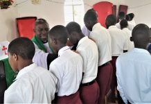 Students have been urged to stop being cowards and fight fear in their studies in order to achieve successful futures.