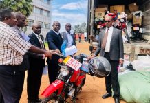 Ministry of Health, Gavi and UNICEF, Donate Motorcycles and Gumboots to Rukungiri District Local Government